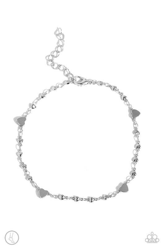 Highlighting My Heart - Silver Anklet