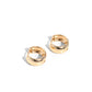 Hinged Halftime - Gold Earring