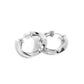 Hinged Homage - Silver Earring