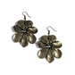Hinging Hallmark - Brass Earring