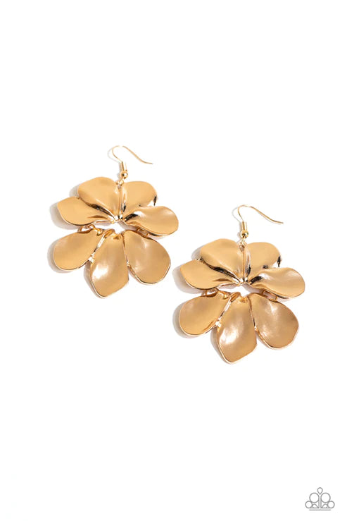 Hinging Hallmark - Gold Earring