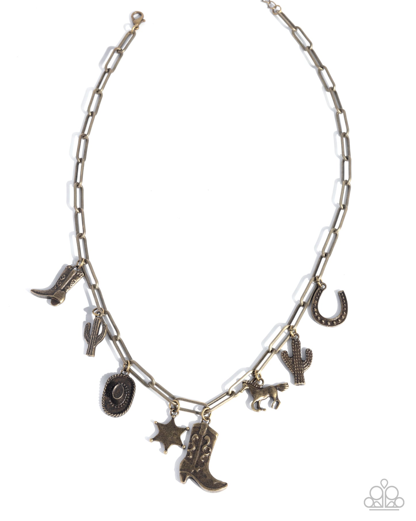 Hoedown Throwdown - Brass Necklace