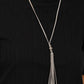 Hold My Tassel - Silver Necklace