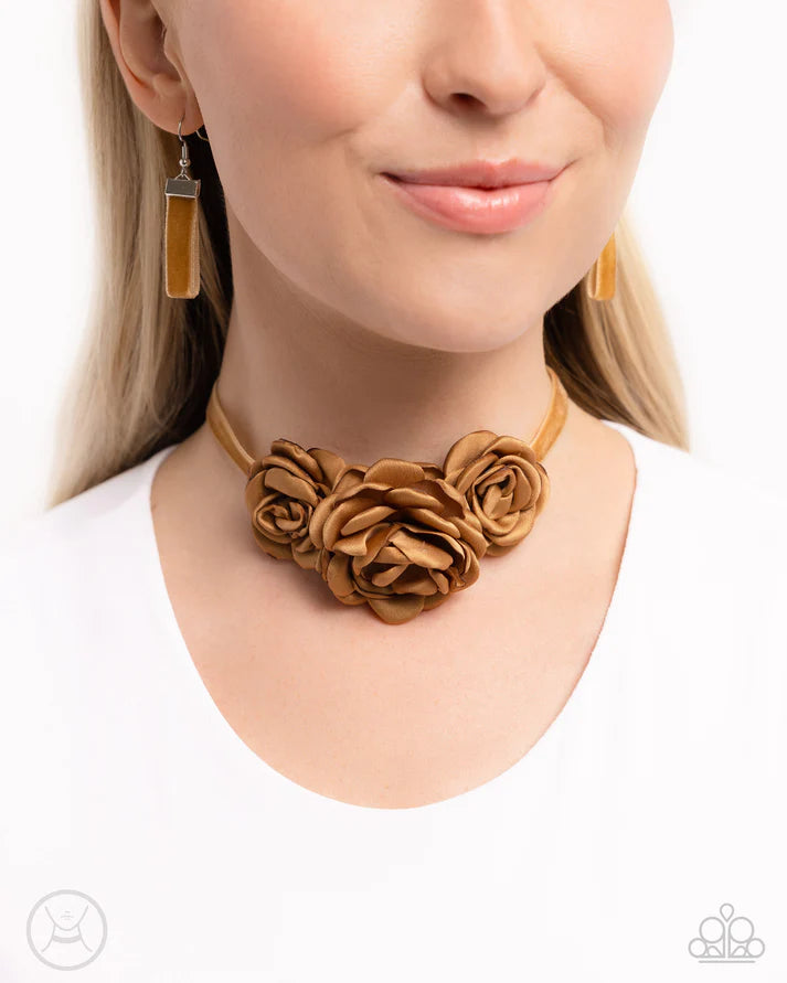 Home-Grown Homage - Brown Necklace