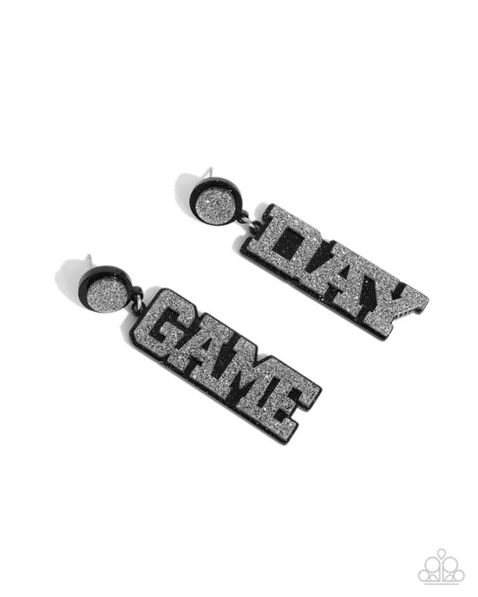 Home Game  - Black Earring