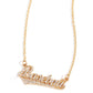 Home Run Haute - Gold Necklace