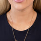 Home Run Haute - Gold Necklace