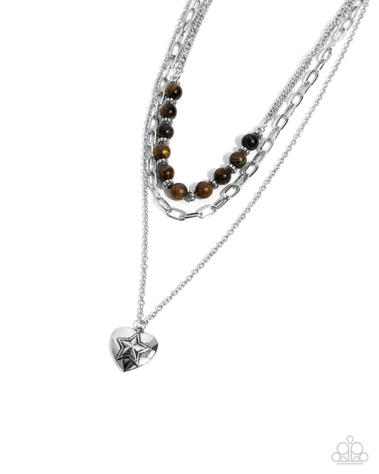 Home Stretch - Brown Necklace