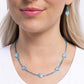 Homecoming Hearts - Blue Necklace