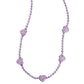 Homecoming Hearts - Purple Necklace