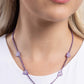 Homecoming Hearts - Purple Necklace