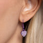 Homecoming Hearts - Purple Necklace
