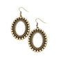 Homestead Hideaway - Brass Earring