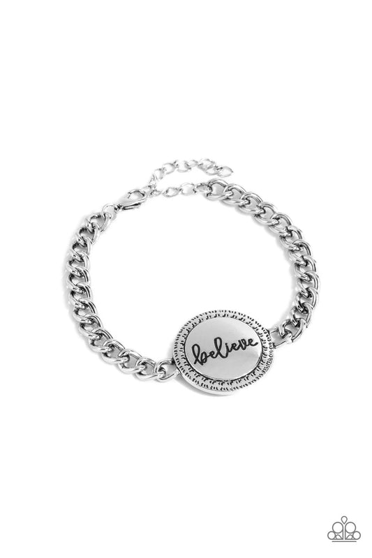 Hope and Faith - Silver Bracelet