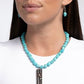 Hopeful Headline - Blue Necklace
