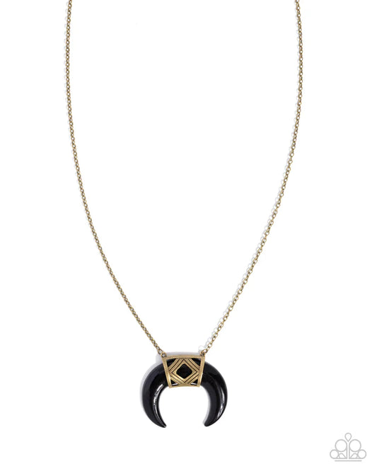 Horn Haute - Brass Necklace