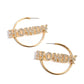 Howdy Hoedown - Gold Earring
