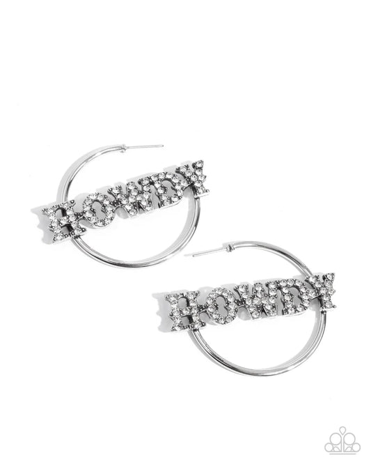 Howdy Hoedown - White Earring