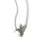 Hummingbird Headline - Green Necklace