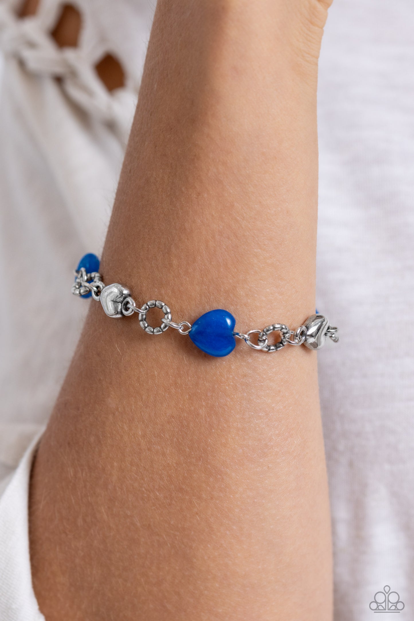 I Can Feel Your Heartbeat - Blue Bracelet