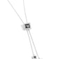 I Solemnly SQUARE - Silver Necklace