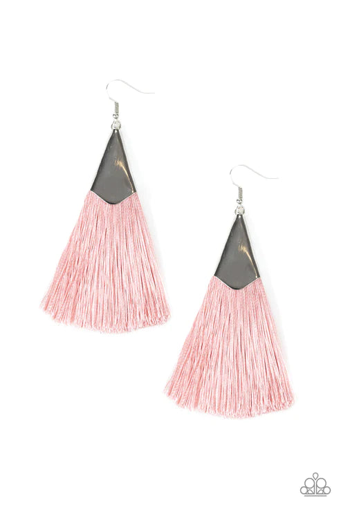 In Full PLUME - Pink Earring