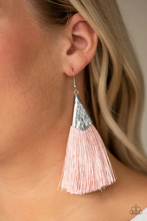 In Full PLUME - Pink Earring