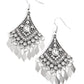 Indie Iridescence - White Earring