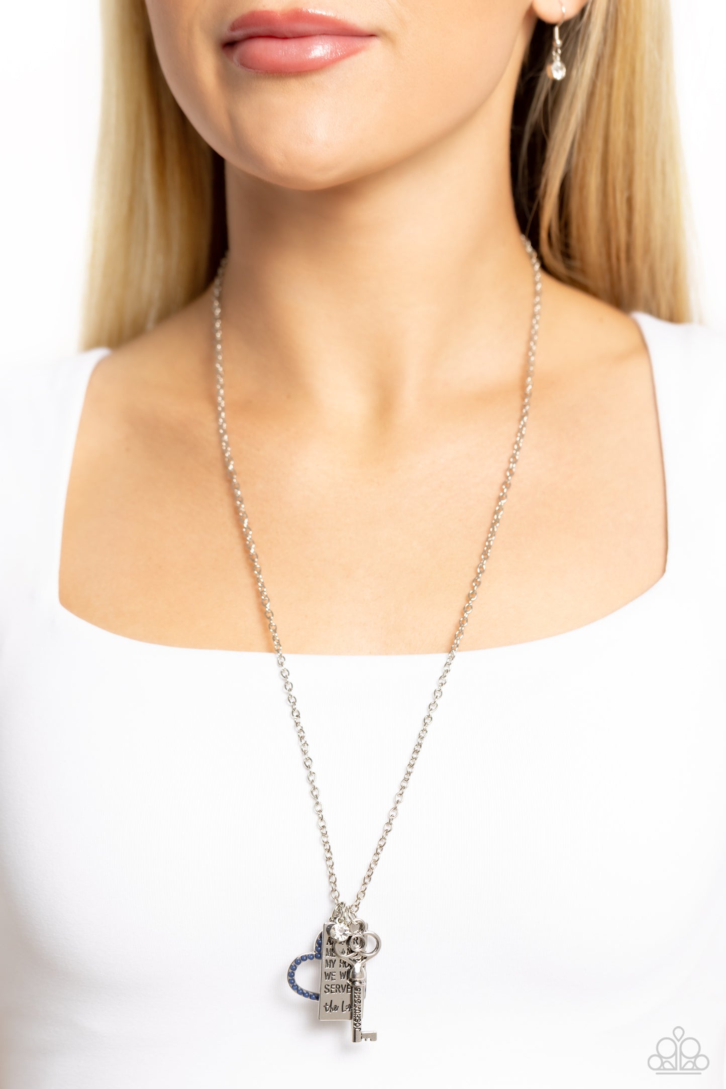Indulgent Belief - Blue Necklace