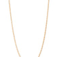 Industrial Interval - Gold Necklace
