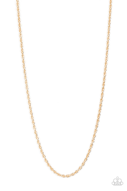Industrial Interval - Gold Necklace