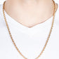 Industrial Interval - Gold Necklace