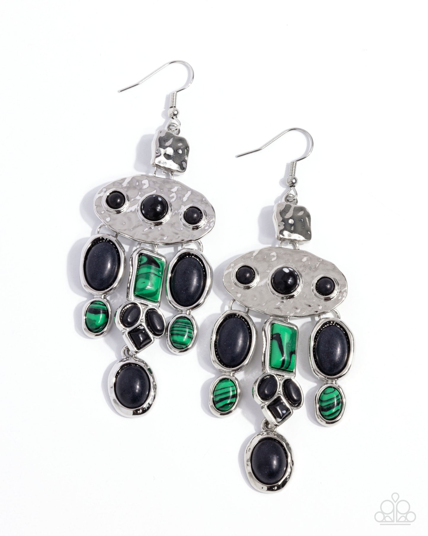 Inspired Interval - Black Earring