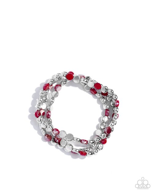 Instant Shimmer - Red Bracelet