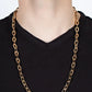 Interference - Gold Necklace