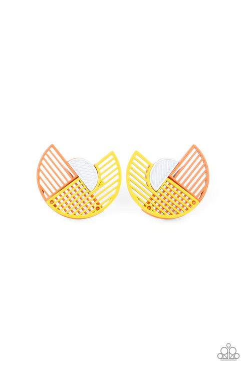 It's Just an Expression - Yellow Earring