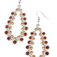 Its About to GLOW Down - Brown Earring