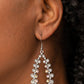 Its About to GLOW Down - White Earring