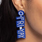 Its Friday! - Blue Earring