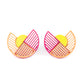Its Just an Expression - Pink Earring