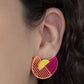 Its Just an Expression - Pink Earring