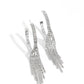 Jaw-Dropping Jubilee - White Earring