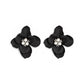 Jovial Jasmine - Black Earring