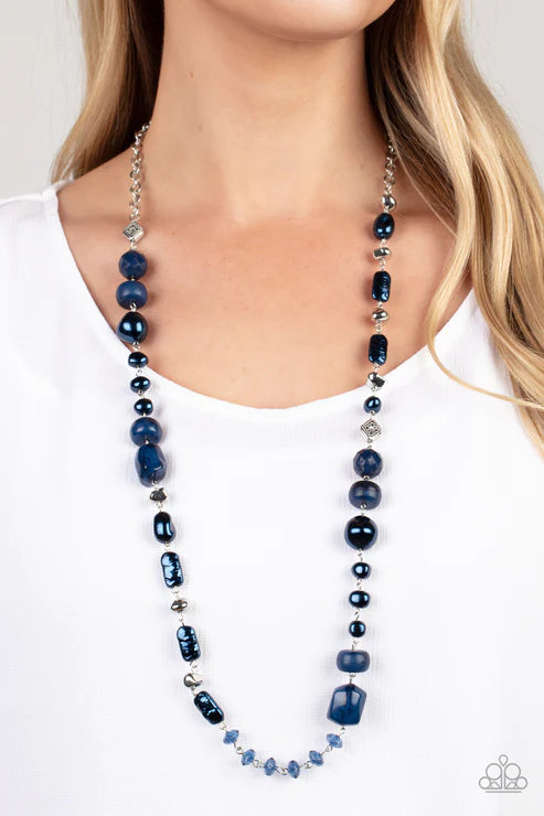 Juicy Gossip - Blue Necklace