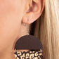 Jungle Catwalk - Brown Earring