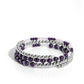 Just SASSING Through - Purple Bracelet