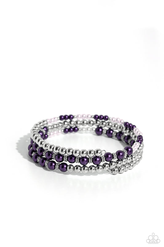 Just SASSING Through - Purple Bracelet