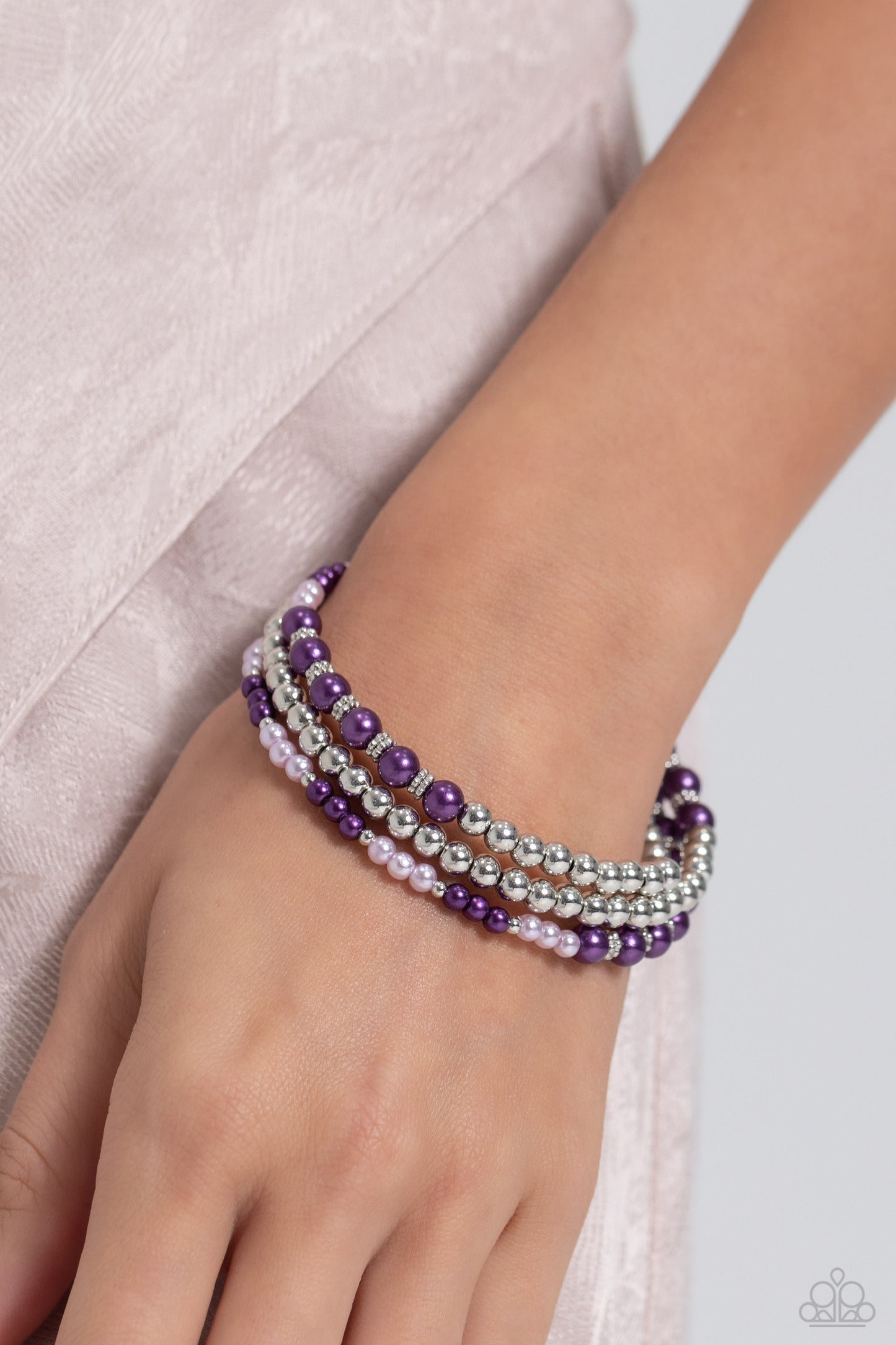 Just SASSING Through - Purple Bracelet