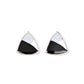 Kaleidoscopic Collision - Black Earring