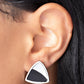 Kaleidoscopic Collision - Black Earring